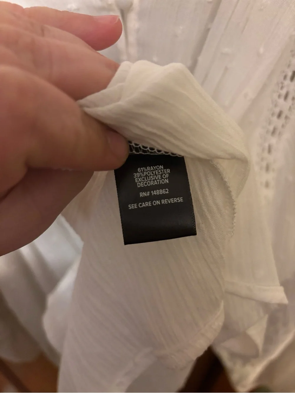 Topshop White Swiss Dot Peasant Blouse